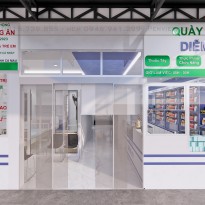 Thiết Kế Phòng Khám Kết Hợp Nhà Thuốc Bác Sĩ Ân Tại Cà Mau